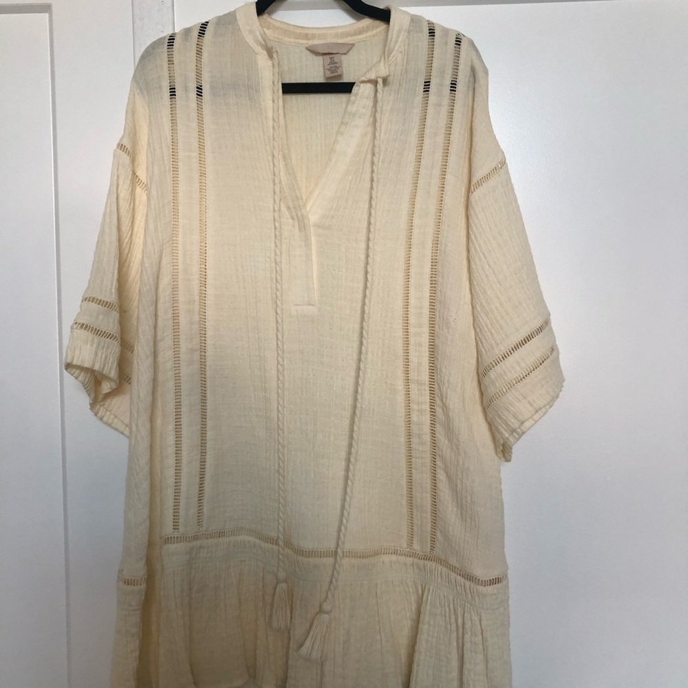 Cream dress